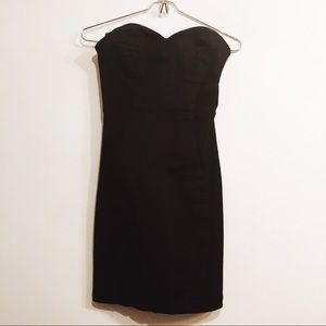 H&M | strapless bodycon dress with back zipped
